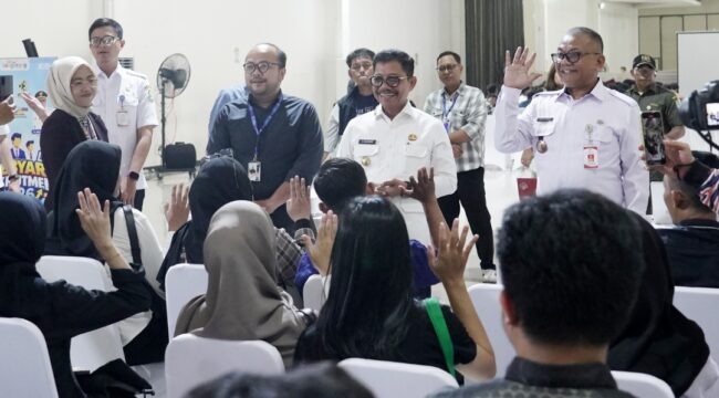 Wali Kota Tangerang Sachrudin saat Buka Gebyar Rekrutmen. Foto: Ist