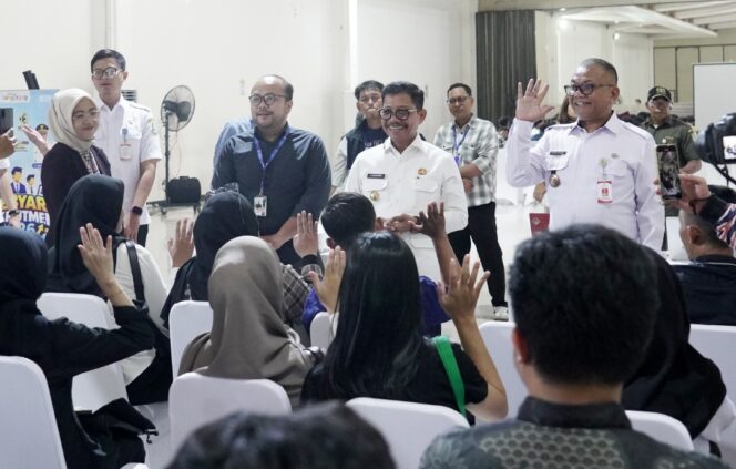
 Wali Kota Tangerang Sachrudin saat Buka Gebyar Rekrutmen. Foto: Ist