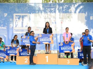 Wali Kota dan Wakil Wali Kota Tangerang, Sachrudin-Maryono Bersama Para Runner Tangerang 10K. Foto: Ist