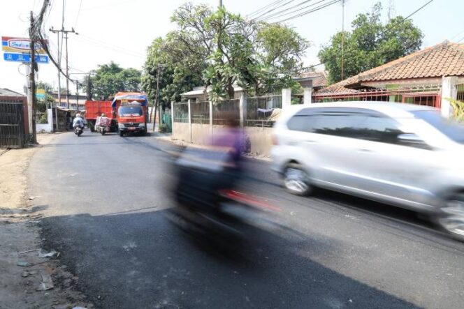 
 Jalan Iskandar Muda Neglasari Kini Mulus usai diperbaiki Pemkot Tangerang. Foto: Ist