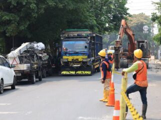 Dishub Kota Tangerang bakal lakukan rekayasa lalulintas dan jalur alternatif di ruas jalan yang akan diperbaiki. Foto: ist