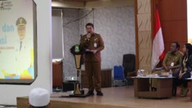 Kepala BPKD Kota Tangerang Agus Andriansyjah saat Launching saat launching kerjasama dengan Tokopedia. Foto: ist 