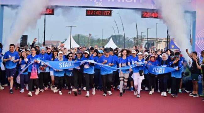Bupati Tangerang, Moch. Maesyal Rasyid bersama Wakil Bupati Tangerang, Intan Nurul Hikmah menghadiri acara NotaRace 2026 dalam rangka memperingati Hari Ulang Tahun Ikatan Notaris Indonesia (INI) ke-118 yang digelar di Eastvara BSD City Kab. Tangerang. Foto: ist