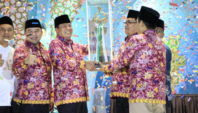 
 Bupati Tangerang Moch Maesyal Rasyid saat Menutup Perhelatan Musabaqah Tilawatil Qur'an (MTQ) ke-56 Tingkat Kabupaten Tangerang Tahun 2026. Foto: ist