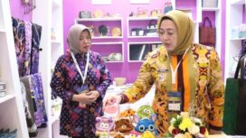 Wakil Bupati Tangerang, Intan Nurul Hikmah saat menghadiri pembukaan Trade Expo Indonesia (TEI) ke-41. Foto: Ist