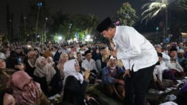 Bupati Tangerang Moch Maesyal Rasyid saat menghadiri peringatan Maulid Nabi Muhammad SAW yang digelar di kediaman H. Enju, Kecamatan Rajeg, Foto: ist