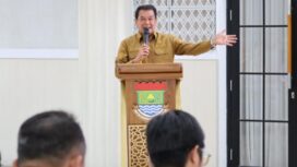 Bupati Tangerang Moch. Maesyal Rasyid saat membuka Musyawarah Perencanaan Pembangunan (Musrenbang) Rencana Kerja Pemerintah Daerah (RKPD) Tahun 2027 Kabupaten Tangerang yang diselenggarakan di Pendopo Bupati Tangerang. Foto: ist