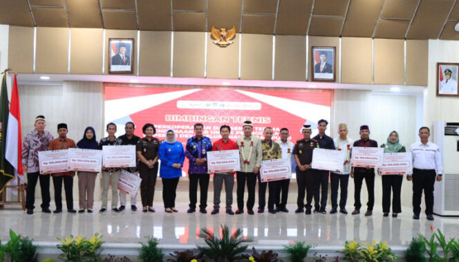 Bimbingan Teknis (Bimtek) Perkoperasian Koperasi Desa/Kelurahan Merah Putih di Gedung Serba Guna Tigaraksa, Kabupaten Tangerang. Foto: ist