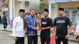 Bupati Tangerang, Moch. Maesyal Rasyid menghadiri dan membuka acara Gebyar Seni Budaya Reog Ponorogo dan Debus yang digelar di Halaman Kantor Desa Sangiang Kec. Sepatan Timur. Foto: ist