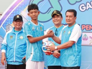Bupati Tangerang, Moc. Maesyal Rasyid secara resmi menutup kegiatan Gala Siswa Indonesia (GSI) Tahun 2026 Tingkat Kab. Tangerang yang digelar di Stadion Trainning Ground Indomilk Kec. Kelapa Dua. Foto: ist