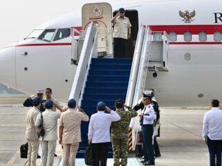 Presiden Prabowo Subianto bertolak menuju Pekanbaru, Riau, pada Senin pagi, 24 Agustus 2026. Foto: BPMI Setpres.